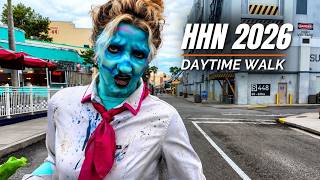 Halloween Horror Nights 2026 Daytime Walk | ALL Scare Zones + Opening Show