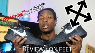 The 10: Nike Air Force 1 Low by Off-White 'Black' Review and On