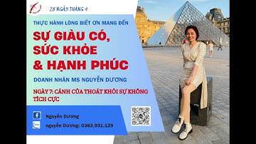 NGÀY 7 CÁNH CỦA THOÁT KHỎI SỰ KHÔNG TÍCH CỰC