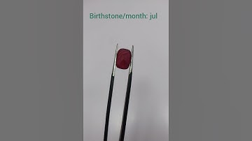 #Natural 5ct #Ruby #gemstone. #Rectangular #cushion #cut. #shorts.