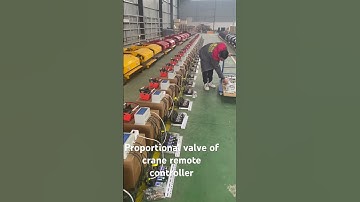 Proportional valve of wireless remote controller for 24v4 clutch motor# Crane remote control
