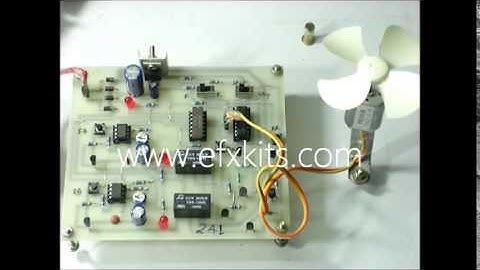 Four Quadrant DC Motor Control Without Microcontroller   Final Year Engineering Projects