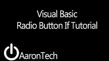 Visual Basic Radio Button If Tutorial