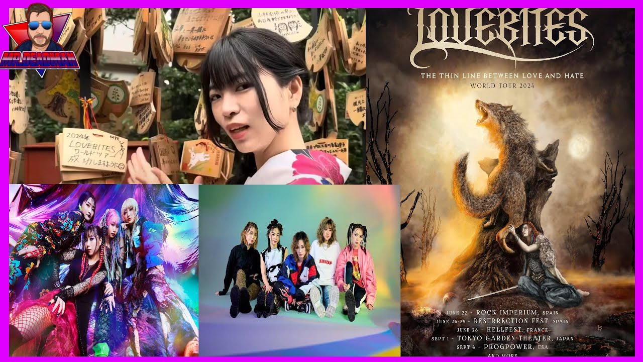 LOVEBITES World Tour, NEMOPHILA planning a Great 2024, New Year
