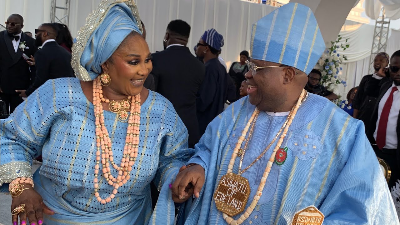 ENERGY🔥! OSUN FIRST LADY MRS TITILOLA ADELEKE & HER HUBBY CELEBRATION DANCE AT THEIR SON WEDDING