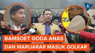 Momen Bamsoet Goda Anas Urbaningrum dan Maruarar Sirait Masuk ke Golkar