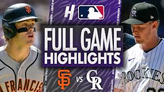San Francisco Giants vs Colorado Rockies - FULL GAME HIGHLIGHTS 🔥 May 31, 2026 MLB Season