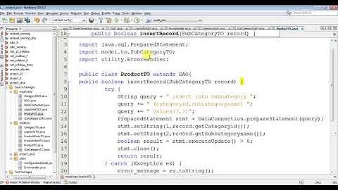 DAO Data Access Object Part 1