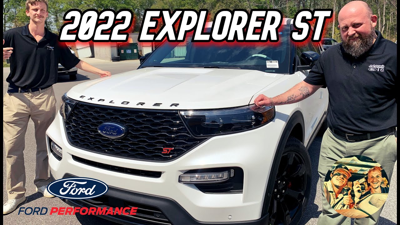 2022 FORD EXPLORER ST: THE 400 HORSEPOWER SUV- Walkaround, Cold Startup & Interior