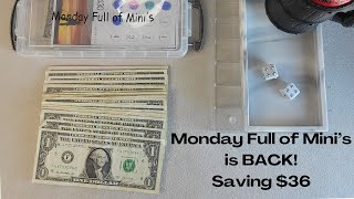 Mini Monday Savings Challenges | Saving $36!