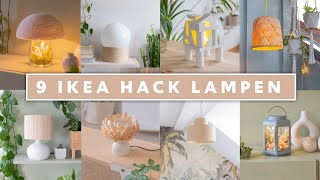 9 Ikea Hack Lampen DIY Ideen by schere leim papier 17,196 views 3 months ago 9 minutes, 44 seconds