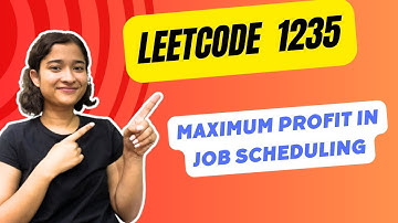 Maximum Profit in Job Scheduling | Leetcode 1235 | #ayushisharmaDSA