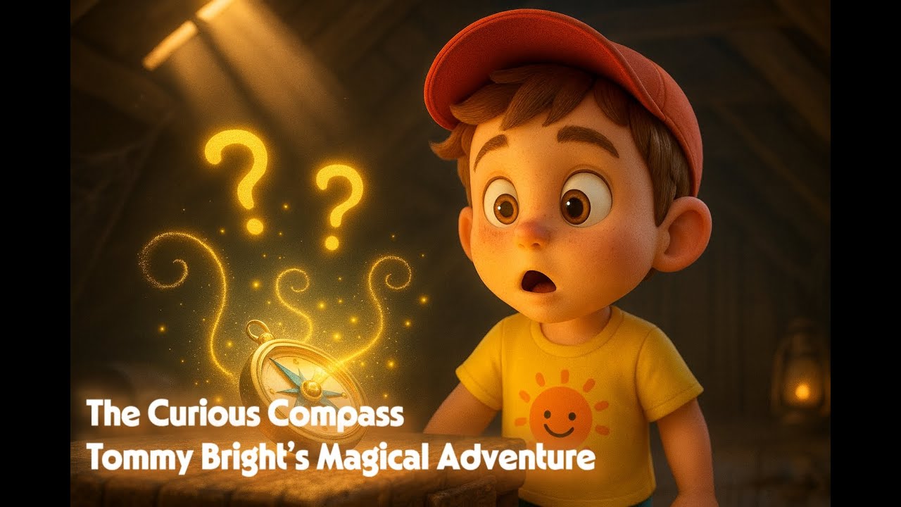 ✨ The Curious Compass 🔮 | Tommy Bright’s Magical Adventure | Kids Song + Animated Story