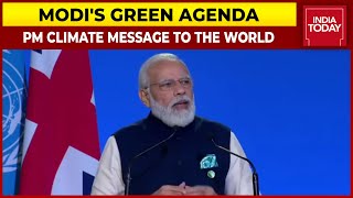 Cop26 Climate Summit Pm Modi Sets 2070 Deadline For Indias Net Zero