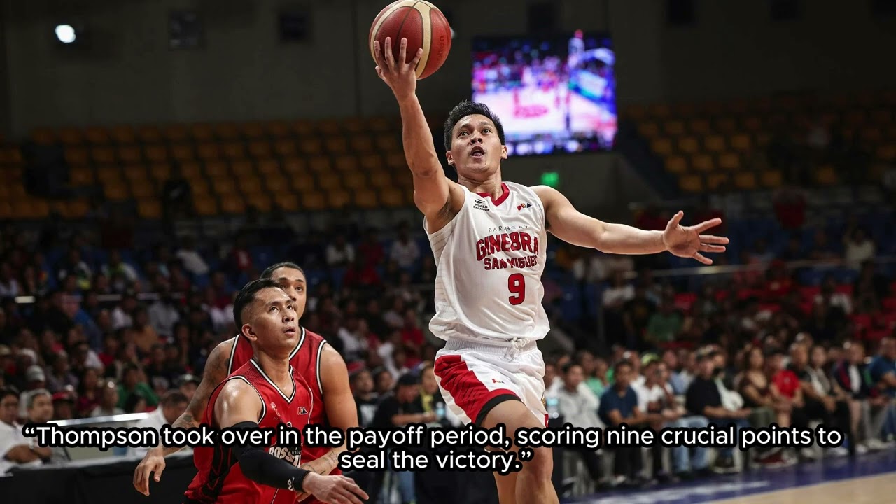 Scottie Thompson TRIPLE Double SAVES GINEBRA!
