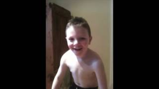 Cute Kid Performs Crazy Belly Trick