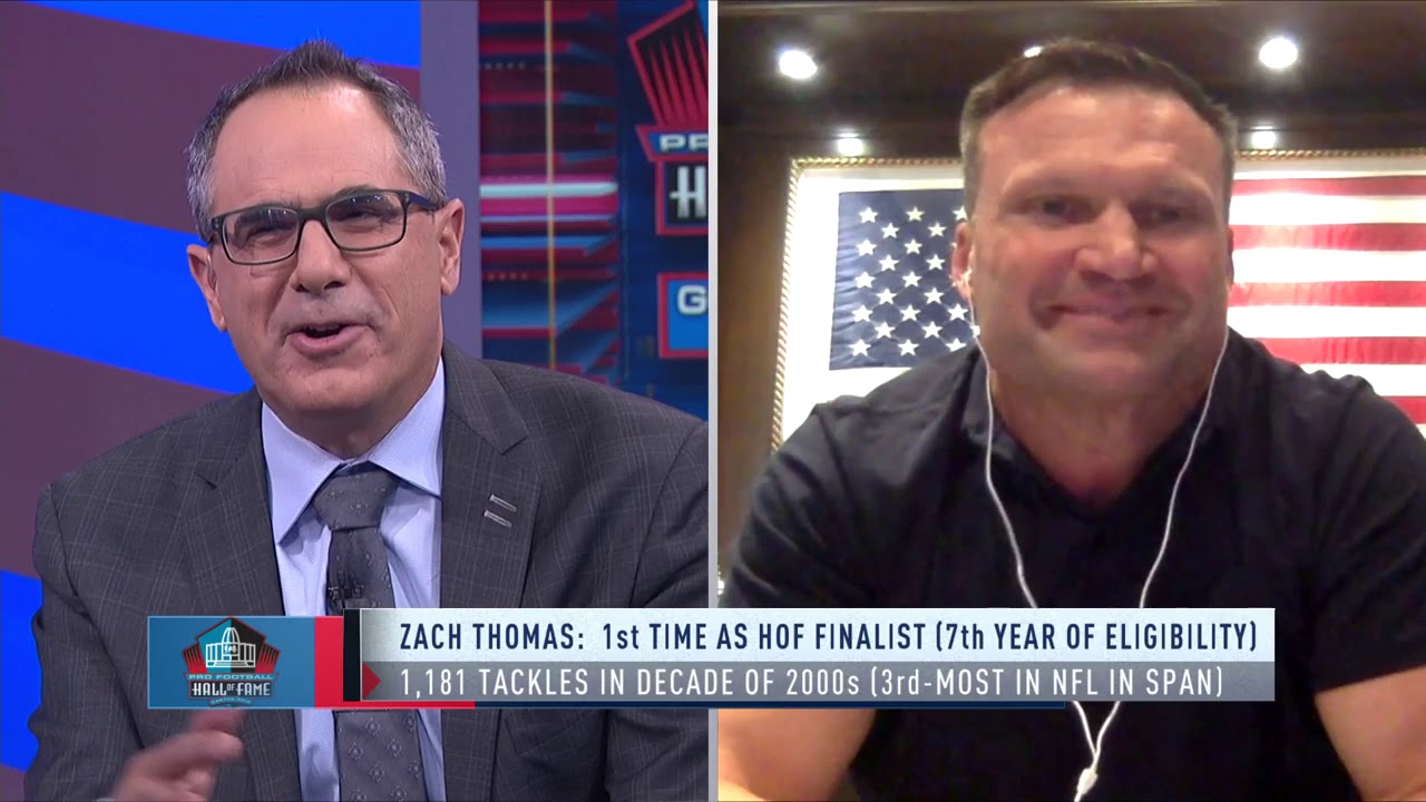 Zach Thomas Reacts to being named 2020 Pro Football HOF Finalist