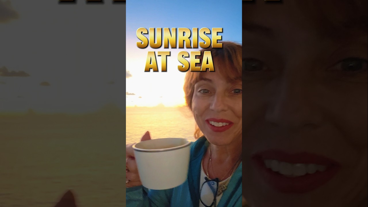 #sunrise on #msc #mscseascape #yachtclub @msccruises