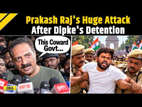 CJP Protest: 'Whole Nation Is Watching You Afraid' Prakash Raj After Abhijeet Dipke's Detention