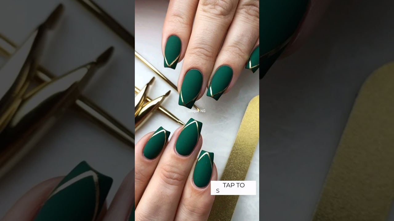 💯 ПОТРЯСАЮЩИЙ ЗЕЛЕНЫЙ ДИЗАЙН НОГТЕЙ!!! 