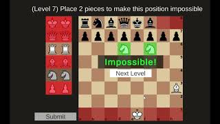 Impossible chess positions