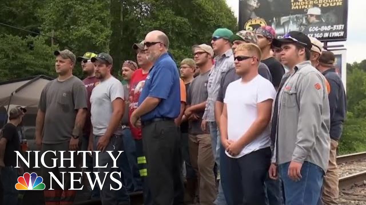 Kentucky Coal Miners Protest For Better Pay And pensions | NBC Nightly News