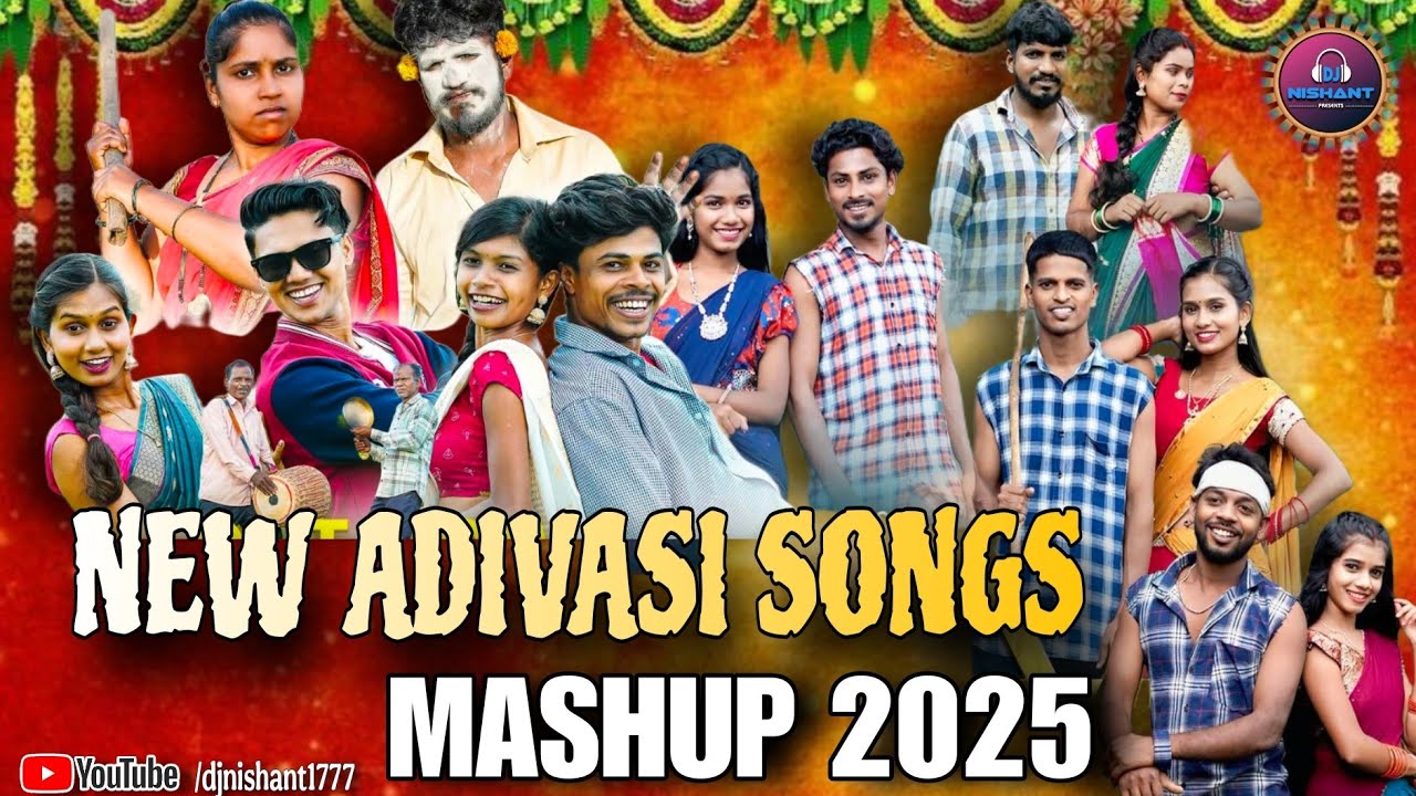 New Adivasi Songs Mashup 2025| Darshana Zirva|Mahesh|Nitesh|Kamlesh|Dj Nishant Remix