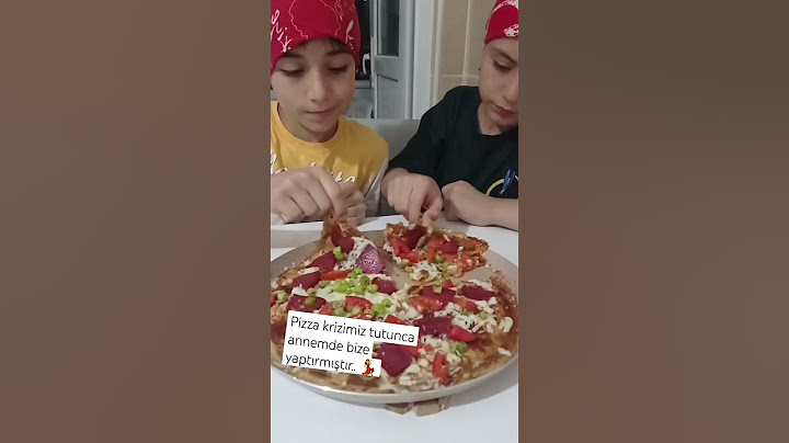 5 dakika da pizza hemde tavada..