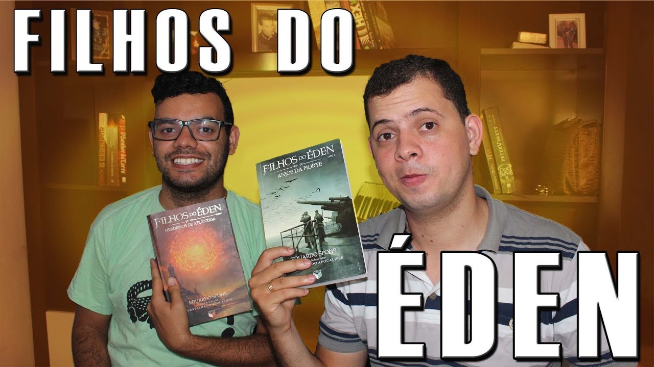 BATE PAPO FILHOS DO ÉDEN 1 E 2 do Eduardo Spohr | Alegria Literária video to gif