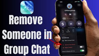 How to Remove Someone From Group chat on iPhone iOS 26
