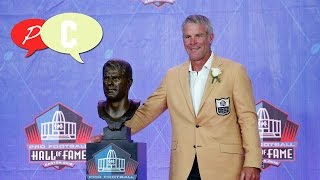 Brett Farve Enshrined In Hof