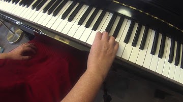 A harmonic minor scale  |  2 octaves on piano  |  right hand - SLOW