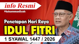 What date does Eid al-Fitr 2026 fall on - according to Muhammadiyah - Eid al-Fitr 1 Shawwal 1447 H