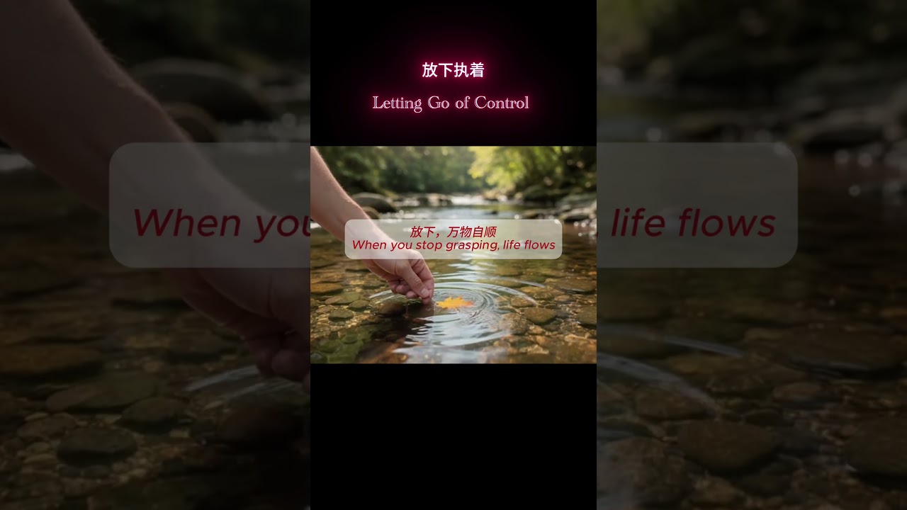 Daily Buddhist Wisdom #22 | Letting Go of Control 放下执着 | Buddha & I