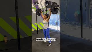 MUSCLE SNATCH o movimento mais bonito do LPO #hipertrofia #motivation #dicasdecrossfit #fitness