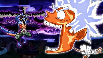 Kaido V5 OP (all form) (New) VS TC Luffy OP Buff (all form) in Jump Force Mugen