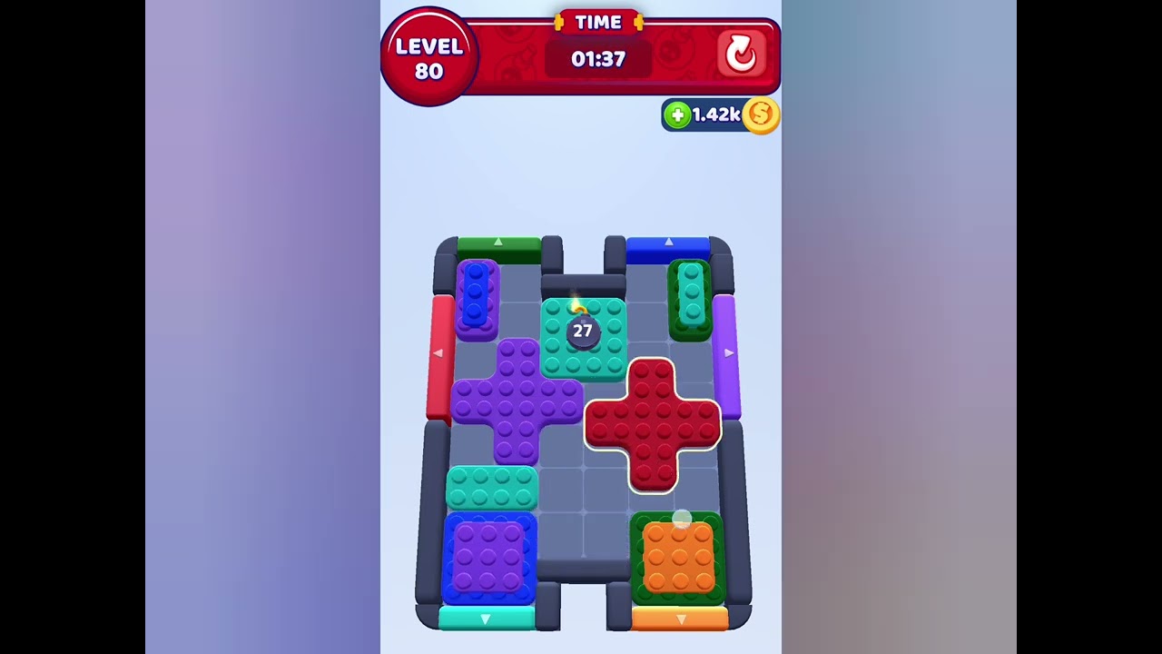 Color Block Jam Level 80 Rock Gaming Channel YouTube source opening frame