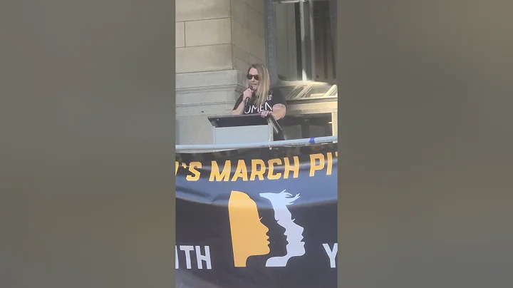 Lauren Hergert delivering Emily's speech