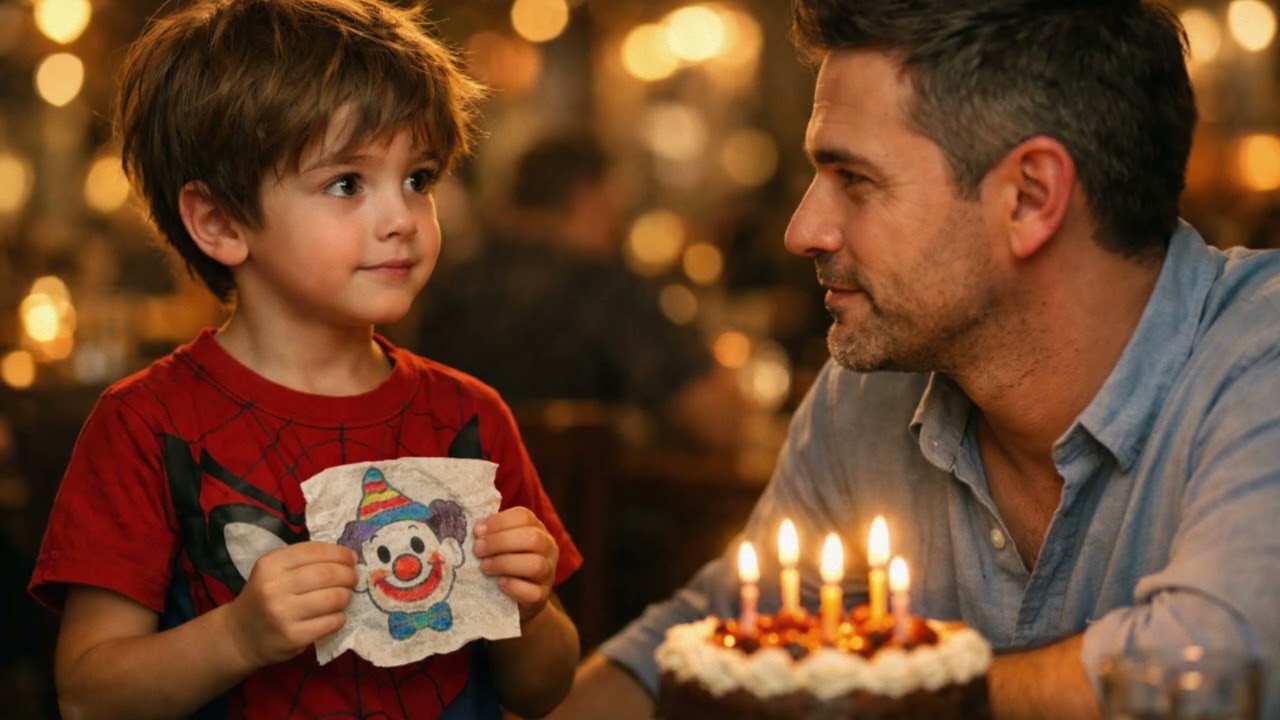 Pai solteiro comemorava o aniversário sozinho — até ouvir um sussurro que fez o tempo parar...