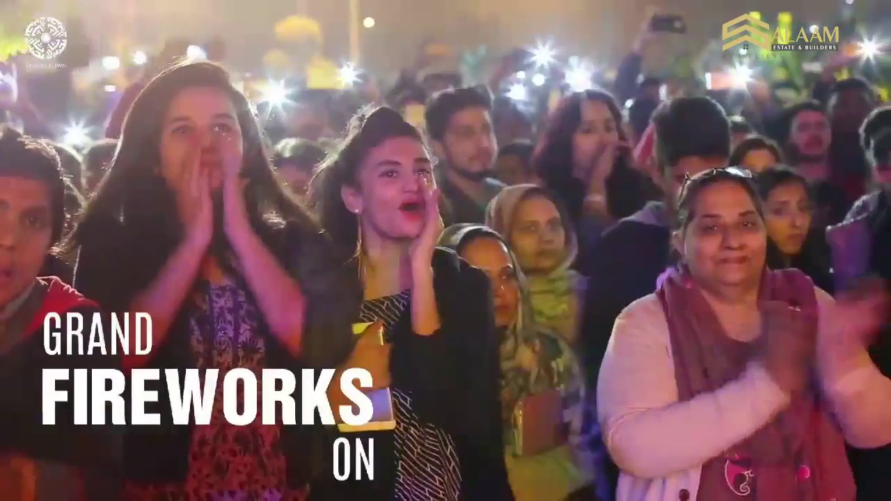 Grand Firework on new year 2020 l Salaam Estate & Builders