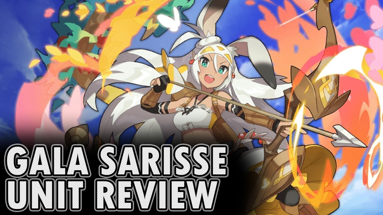 Dragalia Lost Gala Sarisse Unit Review YouTube