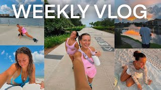 weekly vlog: friends moving to florida, perfect beach day, and catching up