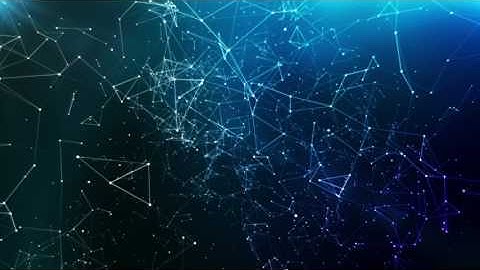 Floating Blue Plexus Background