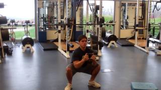 Sumo Squat Press Out