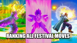 Ranking All Dragonball Xenoverse 2 Festival Moves Ranked From Weakest To Strongest