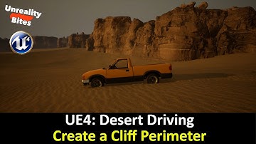 UE4: Desert Driving 4/12 - Create a Cliff Perimeter