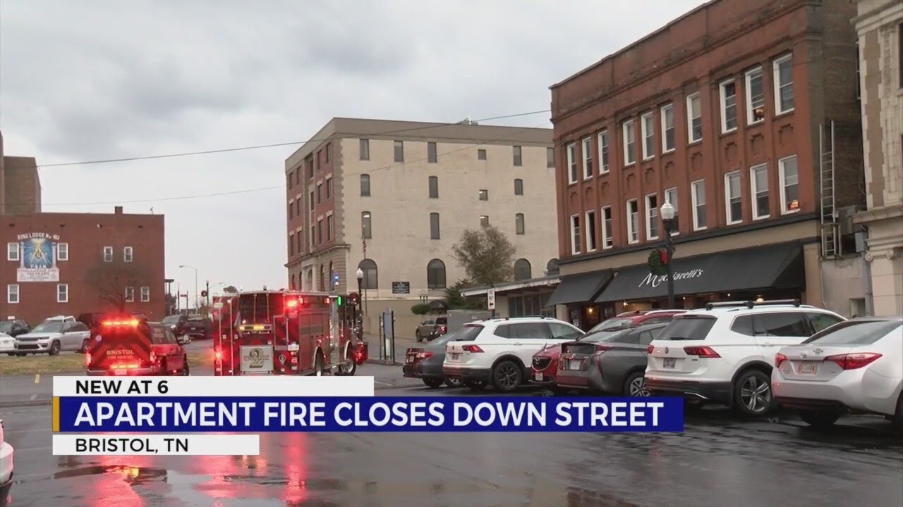 No injuries reported after apartment fire in Bristol, Tenn. - YouTube