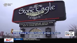 Stone Eagle Tavern in Rockford to close its doors