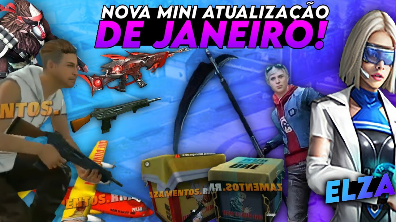 Free Fire: novo personagem Luqueta e arma AUG no Servidor Avançado