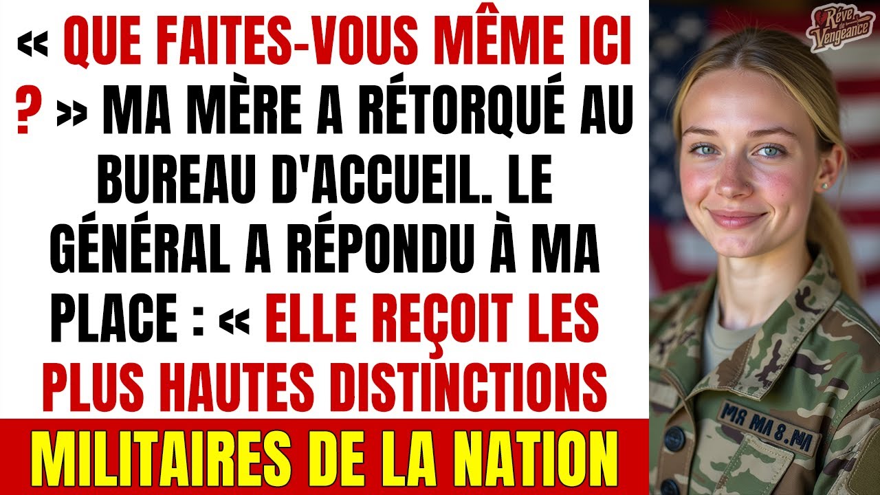 “L’armée l’a renvoyée pour alcool”, a annoncé mon père à tout le monde. Puis ils ont lu…